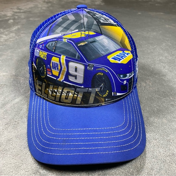 Chase Elliott Hat Trucker Adjustable Mesh NASCAR Hendrick Motorsports NAPA 9 - Picture 3 of 10